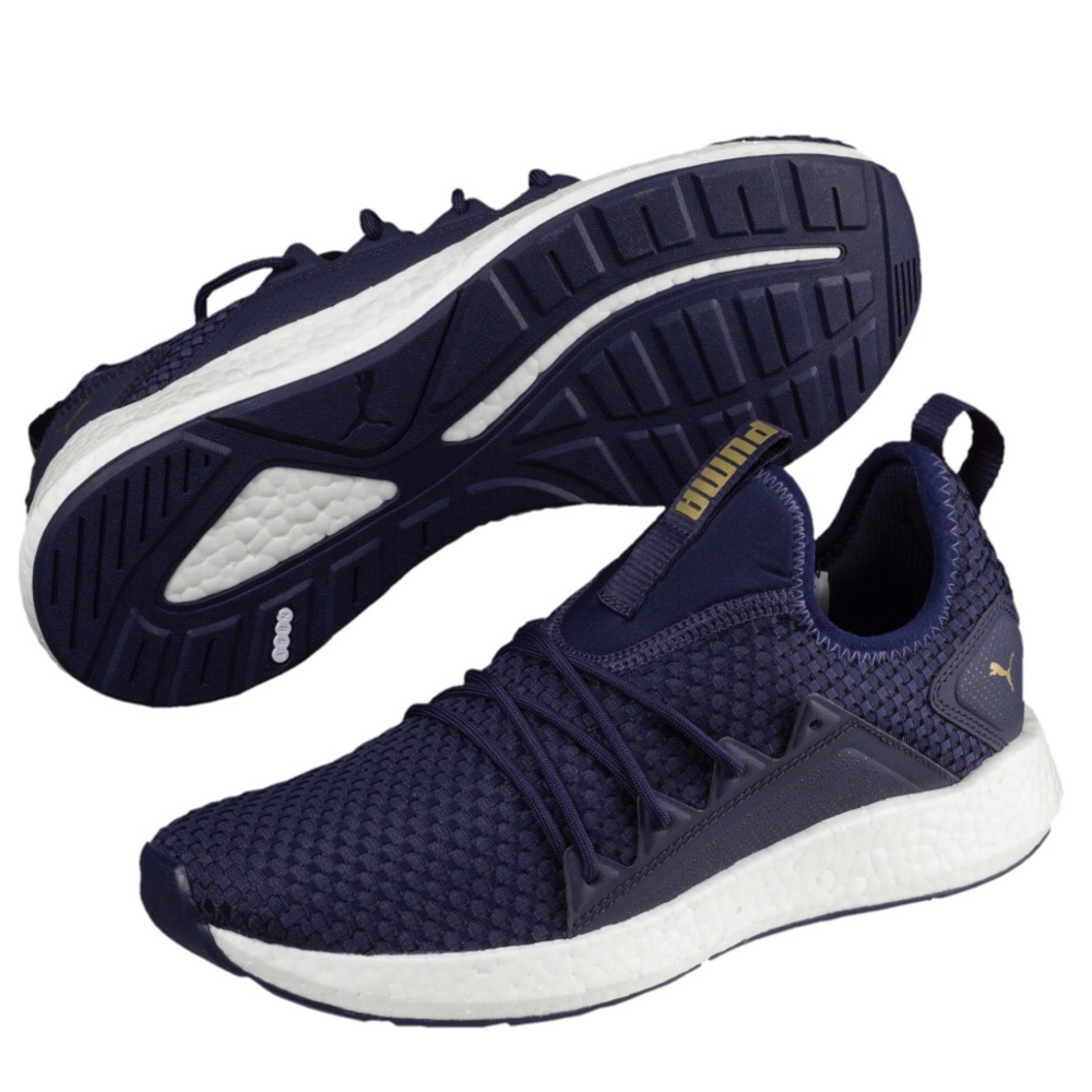 Puma Navy Lace up Sneakers